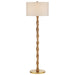 Currey and Company - 8000-0135 - One Light Floor Lamp - Natural/Brass