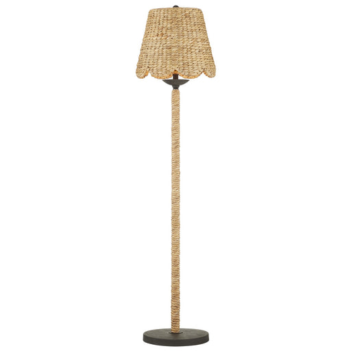 Currey and Company - 8000-0139 - One Light Floor Lamp - Suzanne Duin - Natural/Mole Black