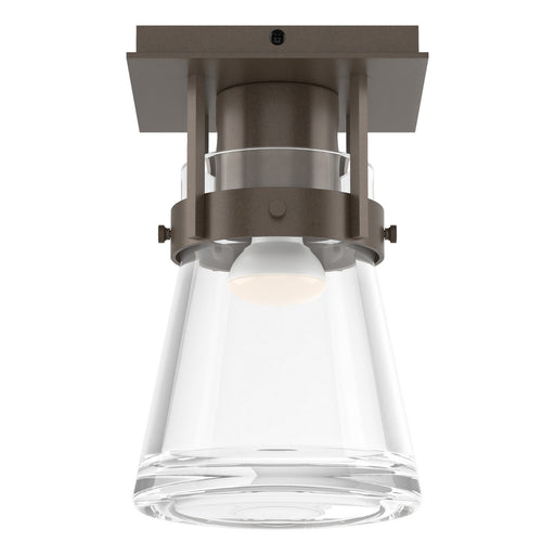 Erlenmeyer One Light Semi-Flush Mount Bronze