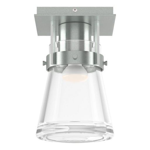 Erlenmeyer One Light Semi-Flush Mount Vintage Platinum