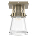 Hubbardton Forge - 128705-SKT-84-ZM0467 - One Light Semi-Flush Mount - Erlenmeyer - Soft Gold