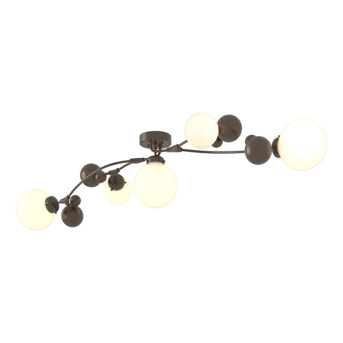 Hubbardton Forge - 128715-SKT-05-GG0639 - Five Light Semi-Flush Mount - Sprig - Bronze