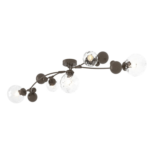 Sprig Five Light Semi-Flush Mount Bronze