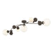 Hubbardton Forge - 128715-SKT-05-WF0639 - Five Light Semi-Flush Mount - Sprig - Bronze