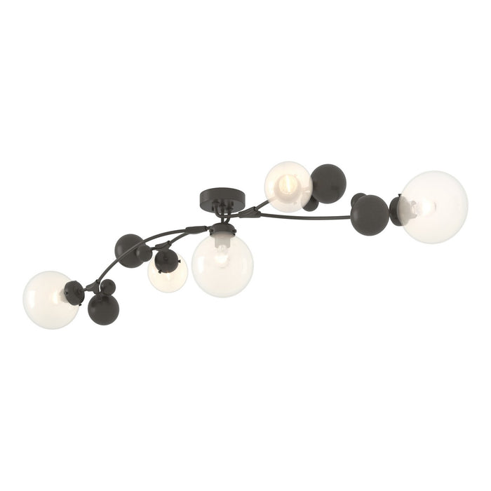 Hubbardton Forge - 128715-SKT-07-WF0639 - Five Light Semi-Flush Mount - Sprig - Dark Smoke