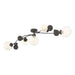 Hubbardton Forge - 128715-SKT-07-WF0639 - Five Light Semi-Flush Mount - Sprig - Dark Smoke