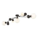 Hubbardton Forge - 128715-SKT-14-WF0639 - Five Light Semi-Flush Mount - Sprig - Oil Rubbed Bronze