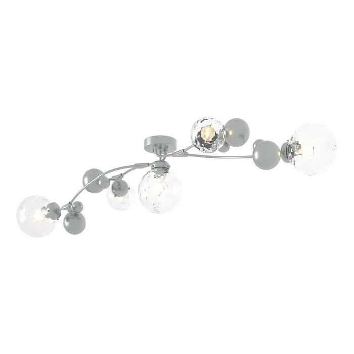Hubbardton Forge - 128715-SKT-82-LL0639 - Five Light Semi-Flush Mount - Sprig - Vintage Platinum
