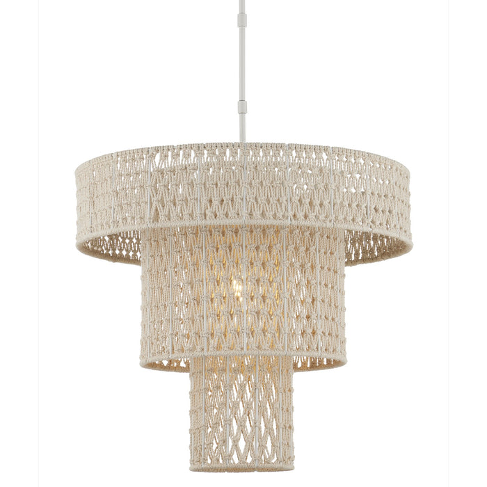 Currey and Company - 9000-1076 - One Light Chandelier - Natural/White