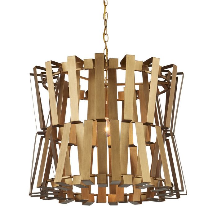 Currey and Company - 9000-1079 - One Light Chandelier - Brass