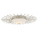 Currey and Company - 9999-0068 - One Light Flush Mount - Silver Leaf