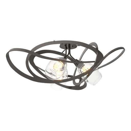 Nest Three Light Semi Flush Mount Oil Rubbed Bronze