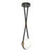 Hubbardton Forge - 131040-LED-STND-10-27-LK-HF-GG0670 - LED Pendant - Derby - Black