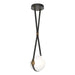 Hubbardton Forge - 131040-LED-STND-10-27-LK-NL-GG0670 - LED Pendant - Derby - Black