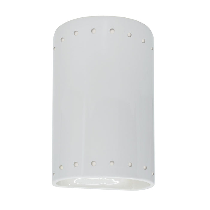 Justice Designs - CER-0990W-WHT - Lantern - Ambiance - Gloss White