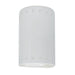 Justice Designs - CER-0990W-WHT-LED1-1000 - LED Lantern - Ambiance - Gloss White