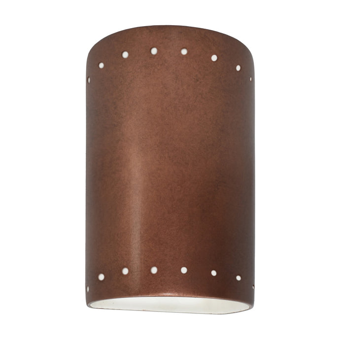 Justice Designs - CER-0995-ANTC-LED1-1000 - LED Lantern - Ambiance - Antique Copper