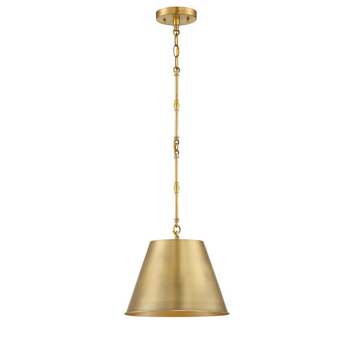 Savoy House - 7-232-1-322 - One Light Pendant - Alden - Warm Brass