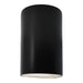Justice Designs - CER-1260-CRB-LED1-1000 - LED Lantern - Ambiance - Carbon - Matte Black