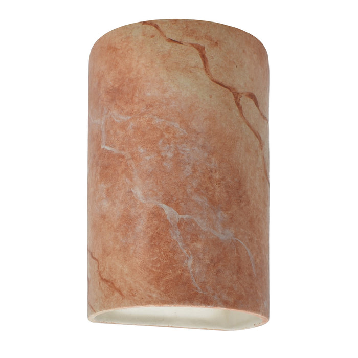 Justice Designs - CER-1260-STOA-LED1-1000 - LED Lantern - Ambiance - Agate Marble