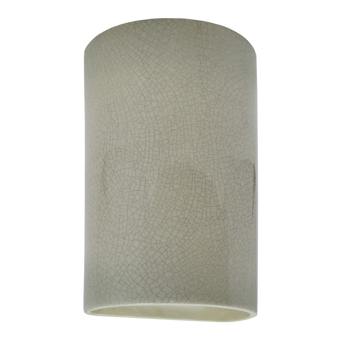 Justice Designs - CER-1260W-CKC-LED1-1000 - LED Lantern - Ambiance - Celadon Green Crackle