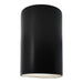 Justice Designs - CER-1260W-CRB - Lantern - Ambiance - Carbon - Matte Black