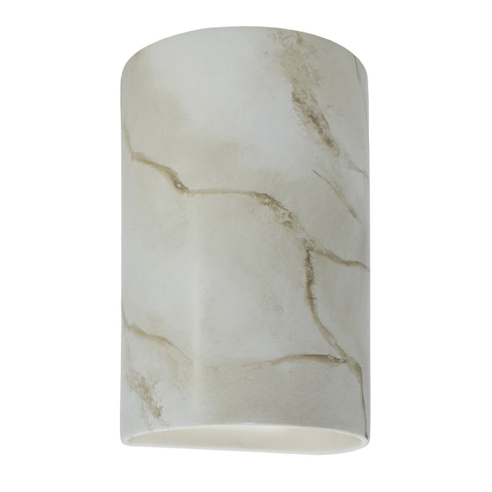 Justice Designs - CER-1260W-STOC - Lantern - Ambiance - Carrara Marble