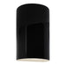 Justice Designs - CER-1265-BLK - Lantern - Ambiance - Gloss Black