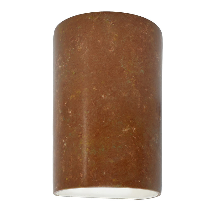 Justice Designs - CER-5260-PATR-LED1-1000 - LED Wall Sconce - Ambiance - Rust Patina