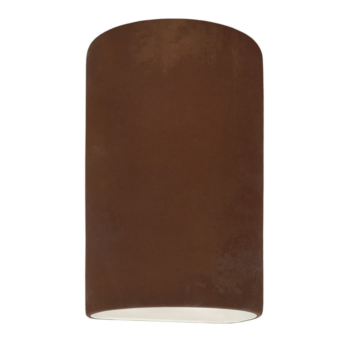 Justice Designs - CER-5260-RRST-LED1-1000 - LED Wall Sconce - Ambiance - Real Rust