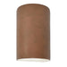 Justice Designs - CER-5260-TERA-LED1-1000 - LED Wall Sconce - Ambiance - Terra Cotta