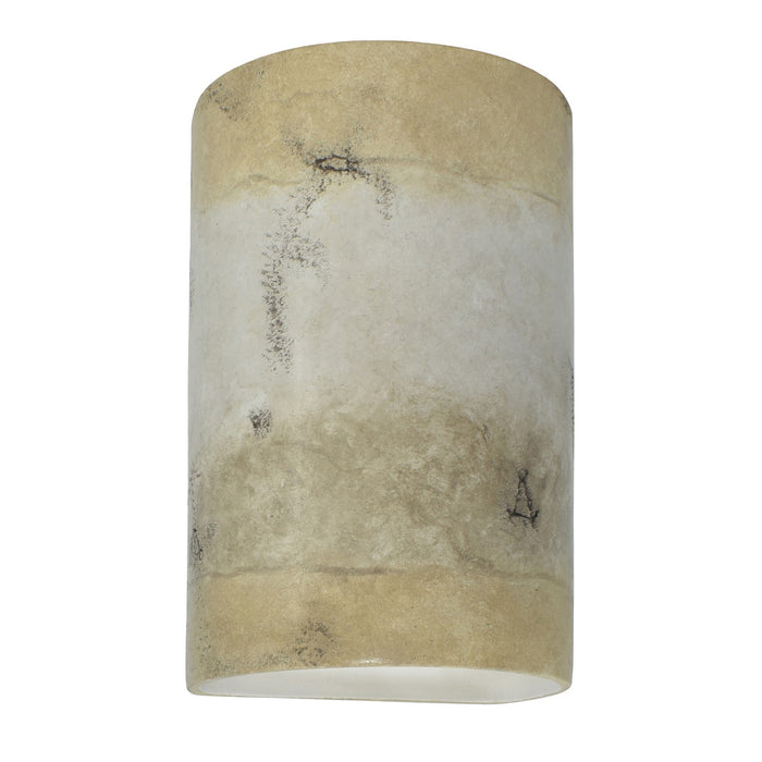 Justice Designs - CER-5260-TRAG-LED1-1000 - LED Wall Sconce - Ambiance - Greco Travertine