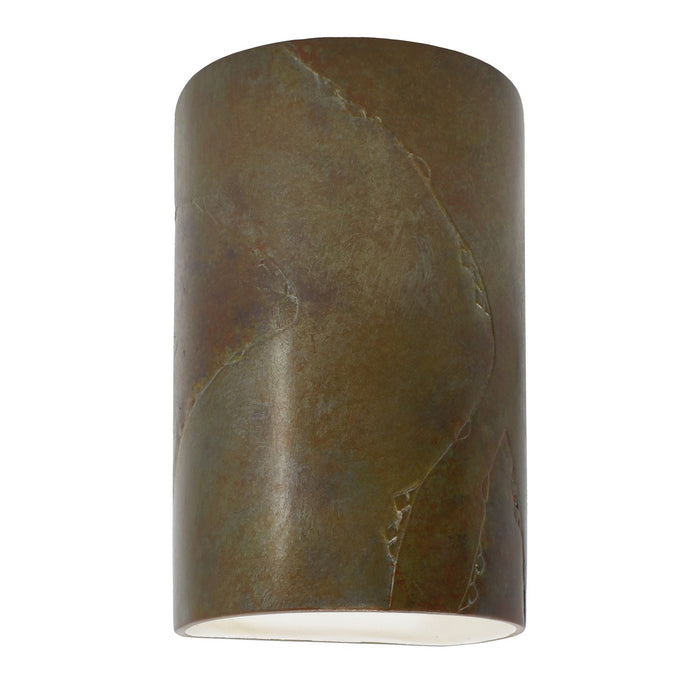Justice Designs - CER-5260W-SLTR-LED1-1000 - LED Wall Sconce - Ambiance - Tierra Red Slate