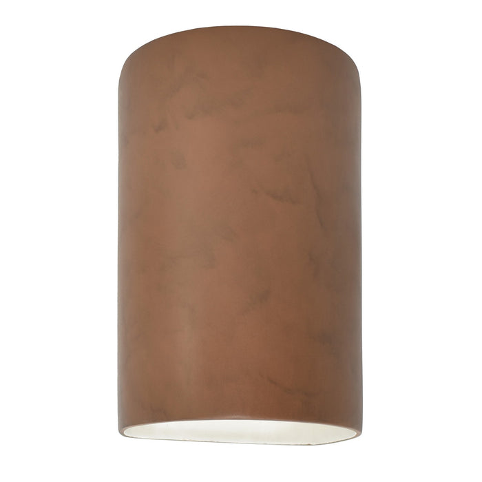 Justice Designs - CER-5265-TERA - Wall Sconce - Ambiance - Terra Cotta