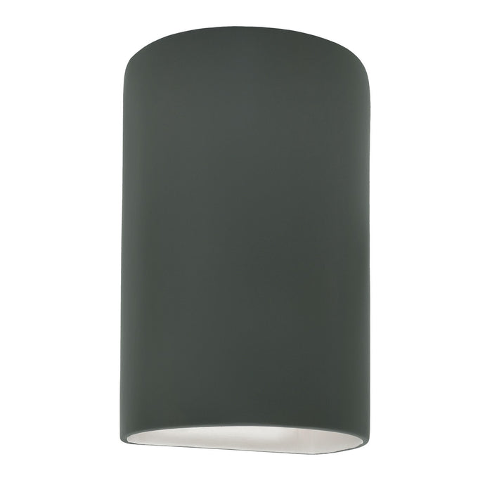 Justice Designs - CER-5265W-PWGN - LED Wall Sconce - Ambiance - Pewter Green