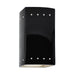 Justice Designs - CER-5920-BLK - Wall Sconce - Ambiance - Gloss Black
