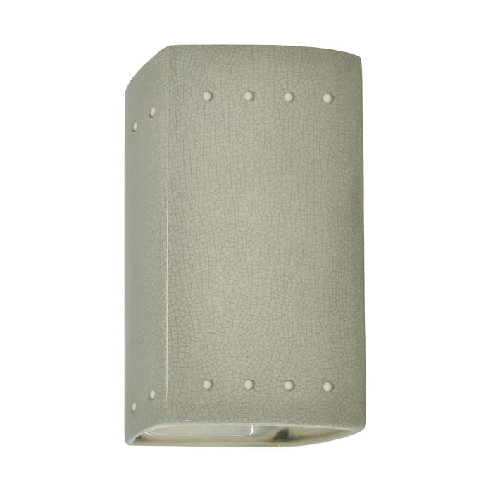Justice Designs - CER-5920-CKC - Wall Sconce - Ambiance - Celadon Green Crackle