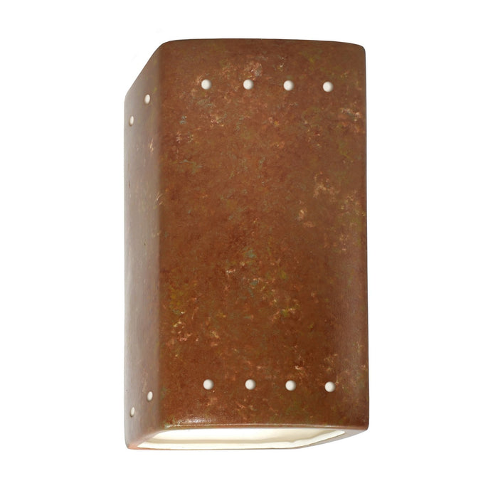 Justice Designs - CER-5920-PATR - Wall Sconce - Ambiance - Rust Patina