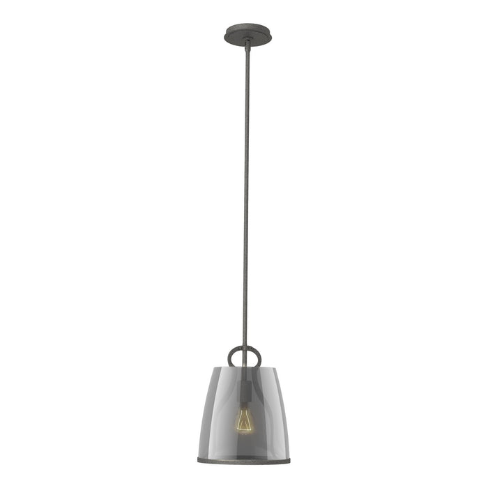 Hubbardton Forge - 131065-SKT-MULT-20-PS0721 - One Light Pendant - Caliper - Natural Iron