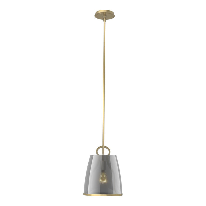 Hubbardton Forge - 131065-SKT-MULT-86-PS0721 - One Light Pendant - Caliper - Modern Brass