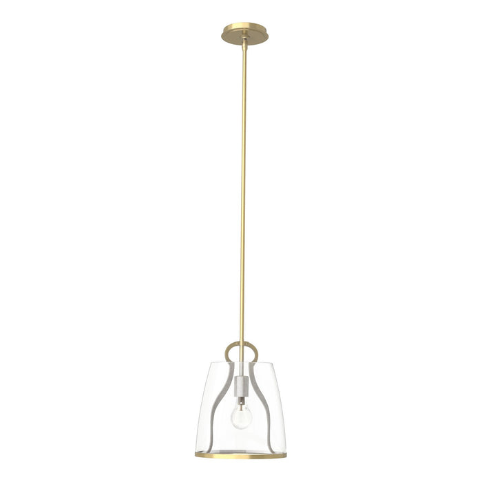 Hubbardton Forge - 131065-SKT-MULT-86-ZM0721 - One Light Pendant - Caliper - Modern Brass