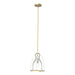 Hubbardton Forge - 131065-SKT-MULT-86-ZM0721 - One Light Pendant - Caliper - Modern Brass