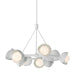 Hubbardton Forge - 131068-SKT-MULT-02-82-GG0711 - Nine Light Pendant - Brooklyn - White