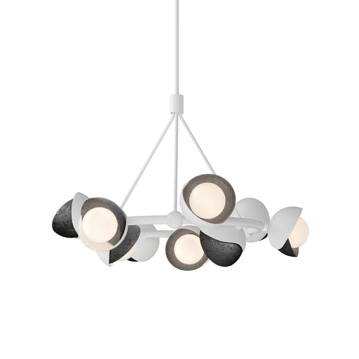 Brooklyn Nine Light Pendant White