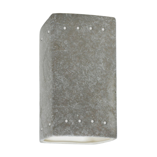 Justice Designs - CER-5920W-TRAM - Wall Sconce - Ambiance - Mocha Travertine