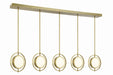 Metropolitan - N7675-695-L - LED Island Pendant - Spectr - Soft Brass
