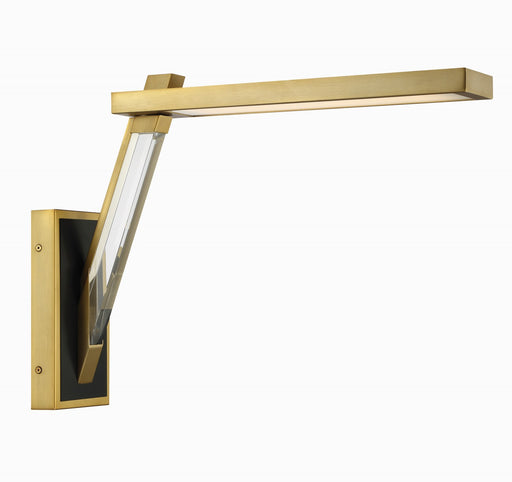 George Kovacs - P1920-726-L - LED Wall Sconce - Sauvity - Soft Brass And Coal