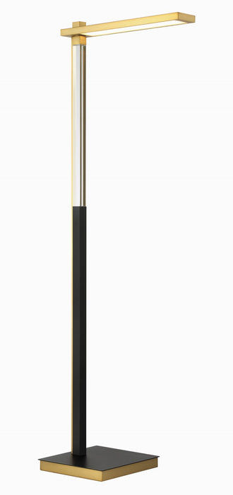 George Kovacs - P1927-726-L - LED Floor Lamp - Sauvity - Soft Brass And Coal