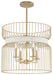 Minka-Lavery - 3394-754 - Four Light Pendant - Park Slope by Robin Baron - Nouveau Gold