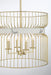 Minka-Lavery - 3394-754 - Four Light Pendant - Park Slope by Robin Baron - Nouveau Gold